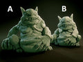 3D Printed Nafarrate Tsathoggua Lovecraftian Bestiary 28 32 mm D&D