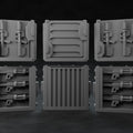 3D Printed Nafarrate Weapon Rack Set 2 Space Orcs 28 32 mm D&D