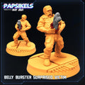 3D Printed Papsikels Alien Belly Burster Surprised Victim Aliens vs Humans 28mm 32mm