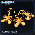3D Printed Papsikels Alien Belly Huggers Aliens vs Humans 28mm 32mm