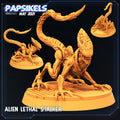 3D Printed Papsikels Alien Lethal Stalker Aliens vs Humans 28mm 32mm
