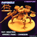 3D Printed Papsikels Armored Frame Papz Industries Swingburn 28mm 32mm