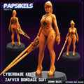 3D Printed Papsikels  Battle Creature Zoanoid Hunter Absorber SEPTEMBER 2024 CYBERPUNK 28mm 32mm