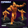 3D Printed Papsikels Bionoid May 2024 Cyberpunk 28mm 32mm