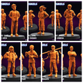3D Printed Papsikels Capsule Gang Biker Members Dec. 2024 Cyberpunk 28mm 32mm
