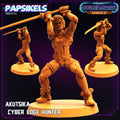 3D Printed Papsikels - Cyber Saga Episode 2 Akutsika Cyber Edge Hunter - 28mm 32mm