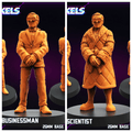 3D Printed Papsikels  Cyberbabe Kel C Zayver Bondage Suit SEPTEMBER 2024 CYBERPUNK 28mm 32mm