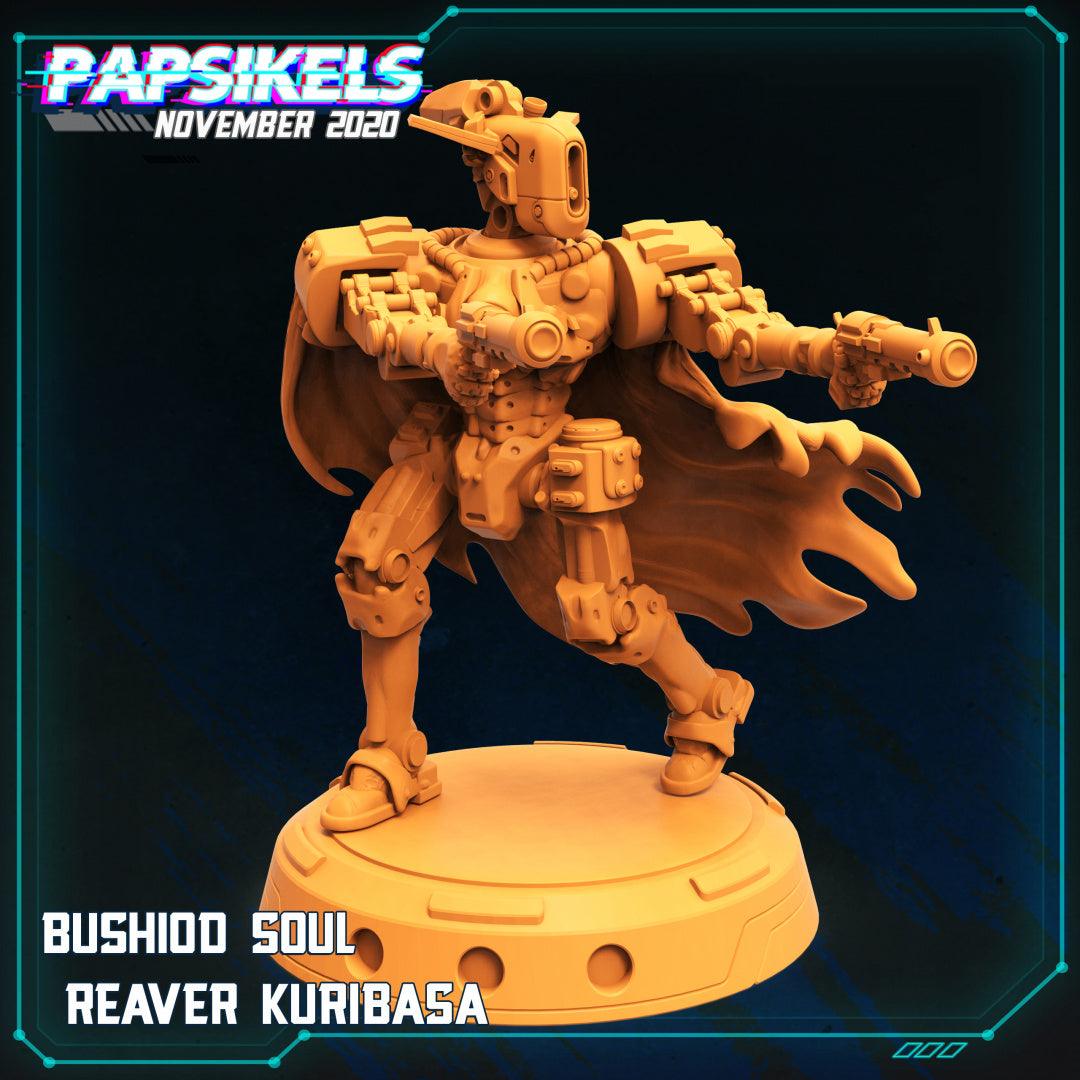 3D Printed Papsikels Cyberpunk Sci-Fi - Bushido Soul Reaver Kuribasa - 28mm 32mm