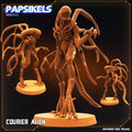 3D Printed Papsikels Cyberpunk Sci-Fi Courier Alien - 28mm 32mm