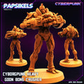 3D Printed Papsikels Cyberpunk Sci-Fi - Cyborgpunk Bald Heavy Goon Aggro Crusher- 28mm 32mm