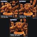 3D Printed Papsikels Cyberpunk Sci-Fi Rambutan Space Contender Set - 28mm 32mm