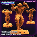 3D Printed Papsikels Cyberpunk Sci-Fi Team Bakat Cyber Mma Fighter Boy Itlog - 28mm 32mm