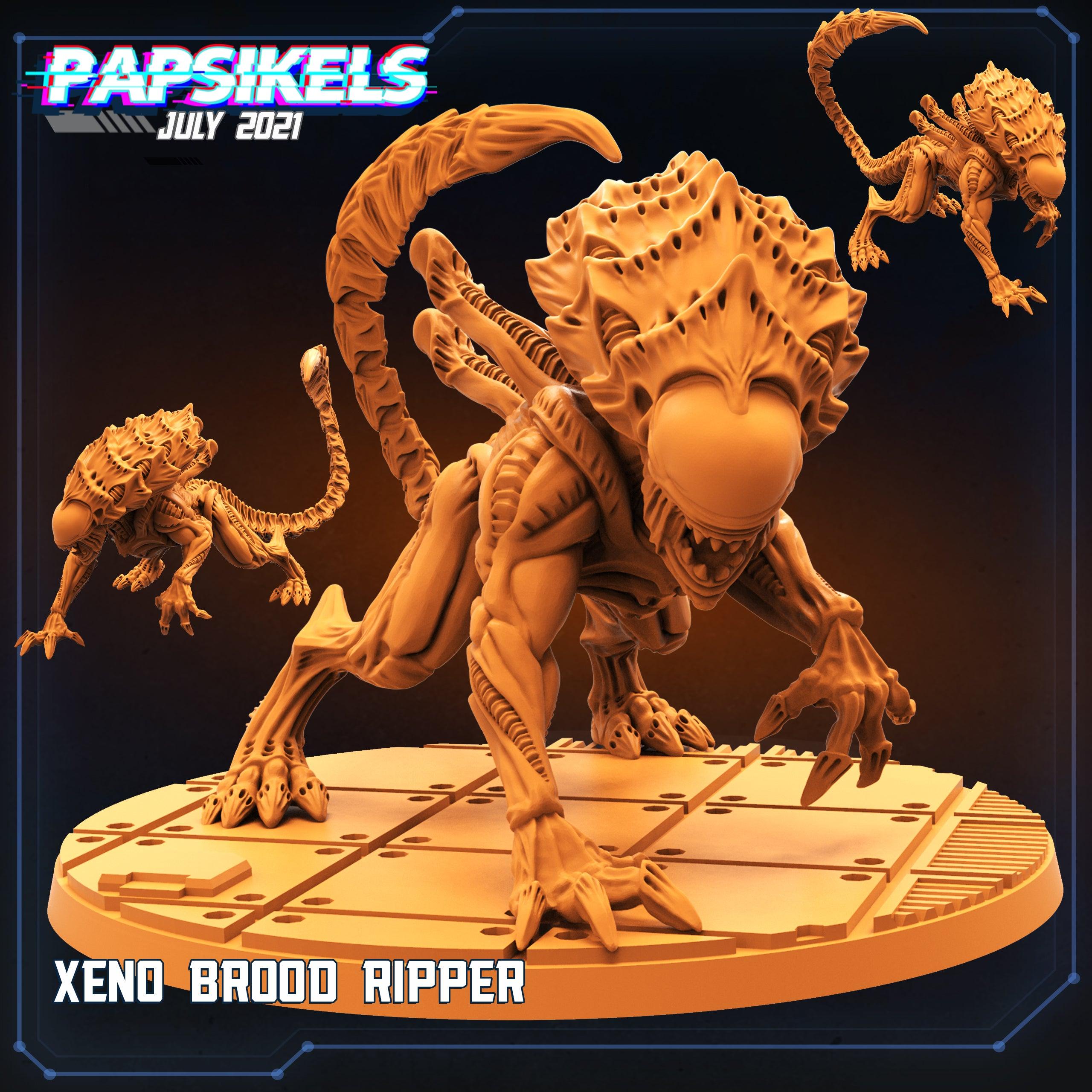 3D Printed Papsikels Cyberpunk Sci-Fi Xeno Brood Ripper - 28mm 32mm