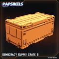 3D Printed Papsikels Democracy Supply Crate B Democracy Troopers Bugs and Bots 28mm 32mm