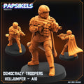 3D Printed Papsikels Democracy Trooper Helljumper A10 28mm 32mm