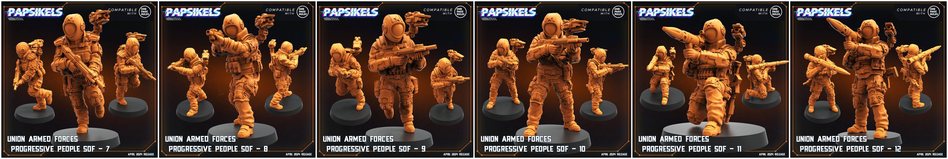 3D Printed Papsikels Democracy Troopers SciFi Raven Claw Set 28mm 32mm