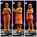 3D Printed Papsikels Digital Companion Domestic Partner Set October 2024 Cyberpunk 28mm 32mm