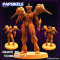 3D Printed Papsikels Gigantic Bio Techno Man A 28mm 32mm