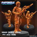 3D Printed Papsikels Human Colonial Marine Pvt Ayza Wong 28mm 32mm