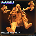 3D Printed Papsikels Impulsive Miner Victim Nov 2024 Scifi 28mm 32mm