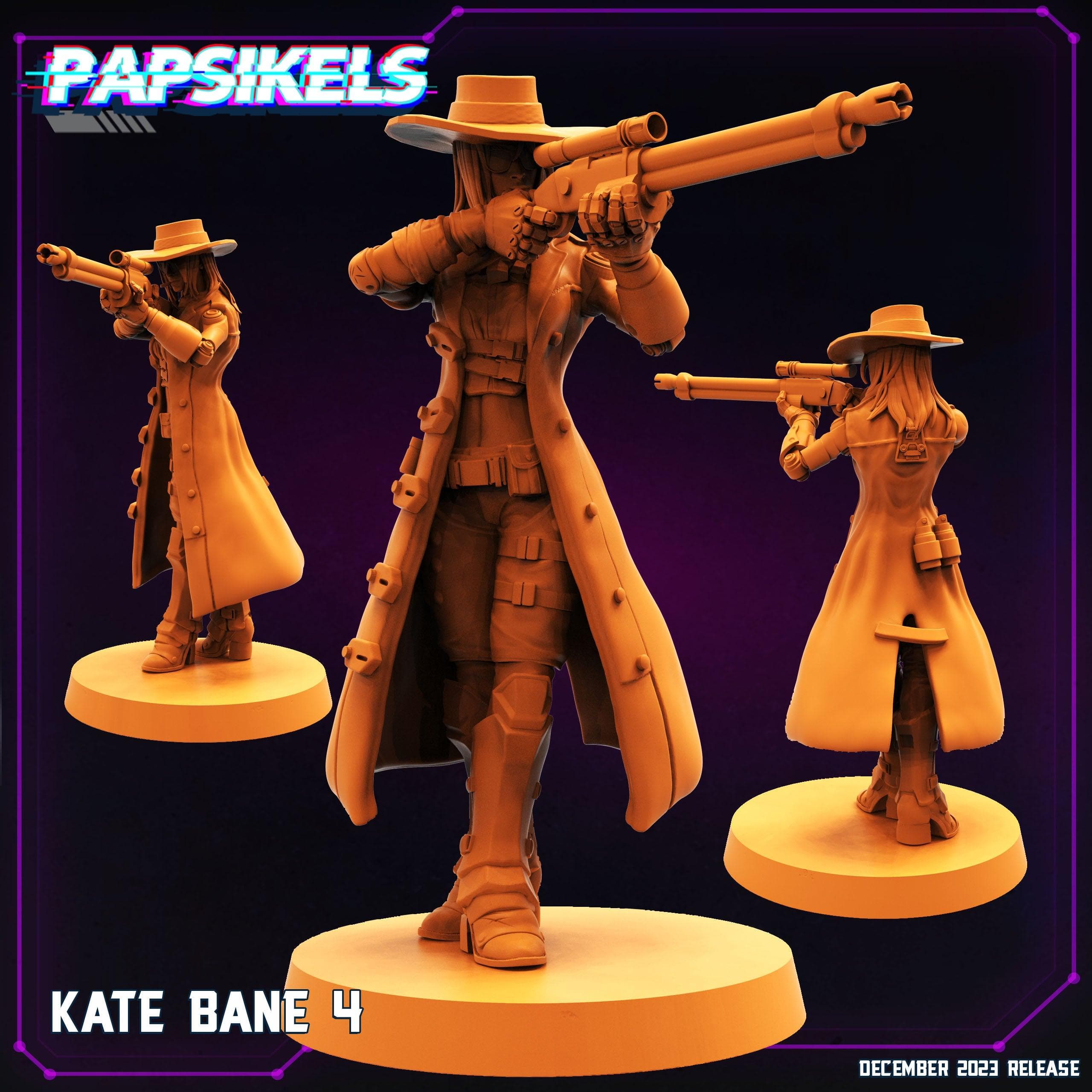 3D Printed Papsikels Kate Bane 4 28mm 32mm
