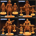 3D Printed Papsikels May 2023 Scifi - Star Entrance - Into The Multi World Set Afam Body Set 28mm 32mm
