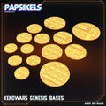 3D Printed Papsikels May 2023 Scifi - Star Entrance - Into The Multi World Set Base Xenowars Genesis 28mm 32mm