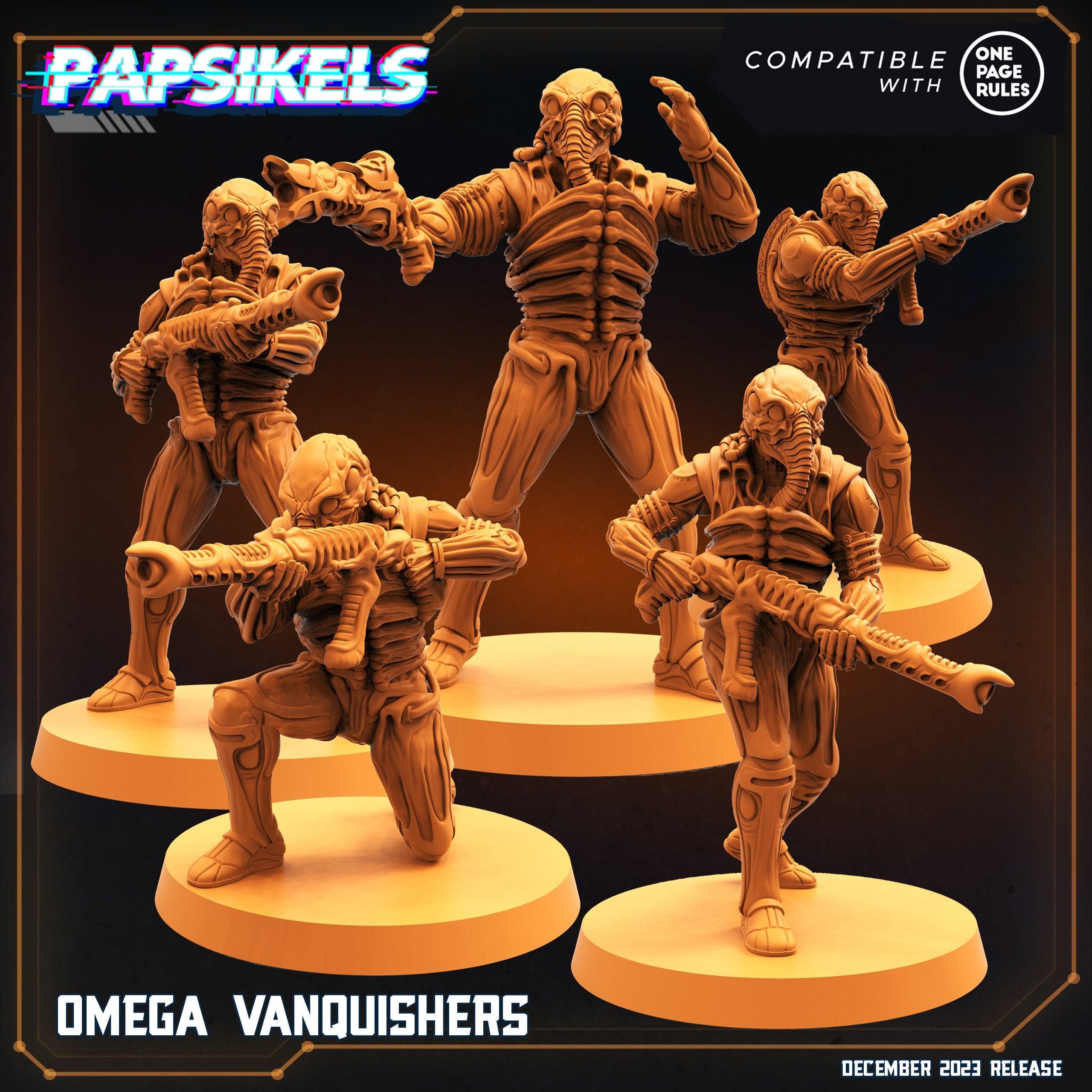 3D Printed Papsikels Omega Vanquishers 28mm 32mm
