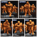 3D Printed Papsikels Papz Industries Wy Pmcs Operator Set July 2024 Scifi 28mm 32mm