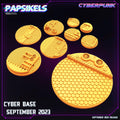 3D Printed Papsikels September 2023 Cyberpunk Cyber Base September 2023 28mm 32mm