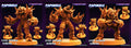 3D Printed Papsikels September 2023 Cyberpunk Hyper Papsinoid Durberus Set 2023 28mm 32mm