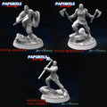 3D Printed Papsikels Viking Set 28mm 32mm