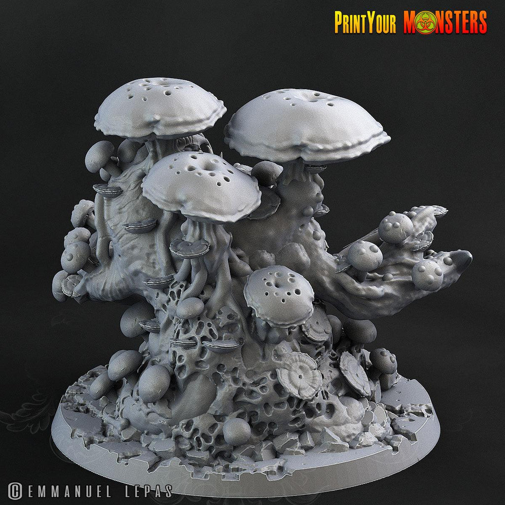 3D Printed Print Your Monster Giant Mushroom Monster The Lost Mushrooms 28mm - 32mm D&D Wargaming