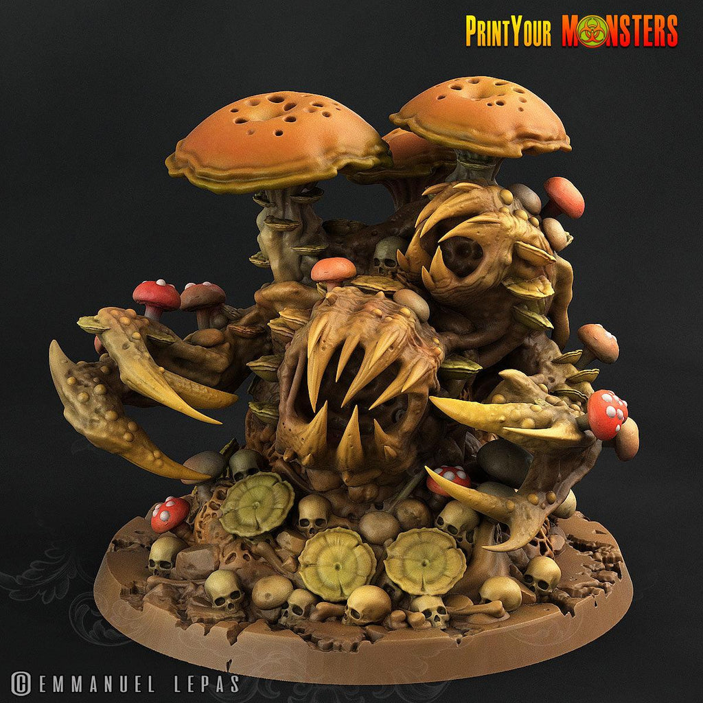 3D Printed Print Your Monster Giant Mushroom Monster The Lost Mushrooms 28mm - 32mm D&D Wargaming