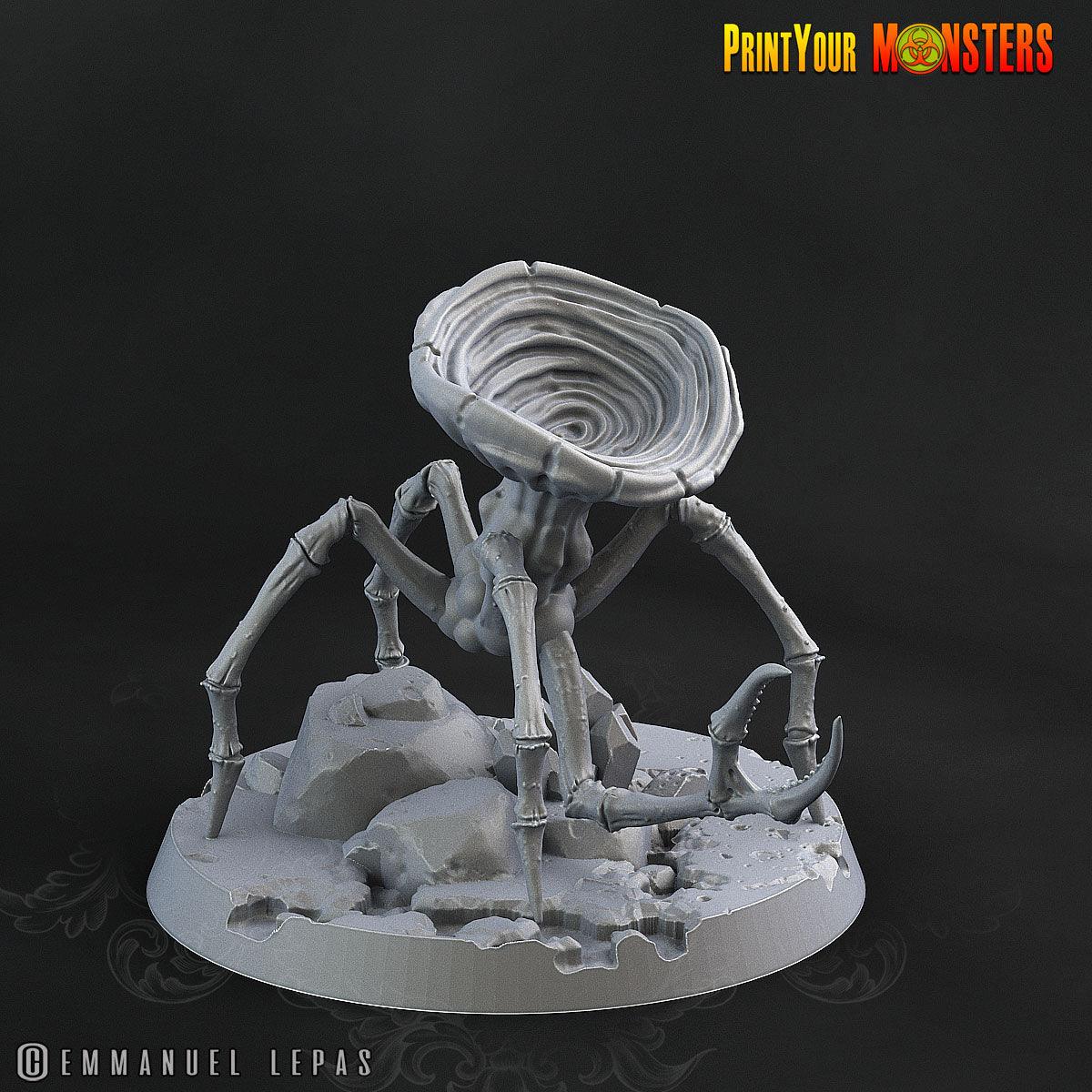 3D Printed Print Your Monster Spider Mushrooms The Lost Mushrooms 28mm - 32mm D&D Wargaming