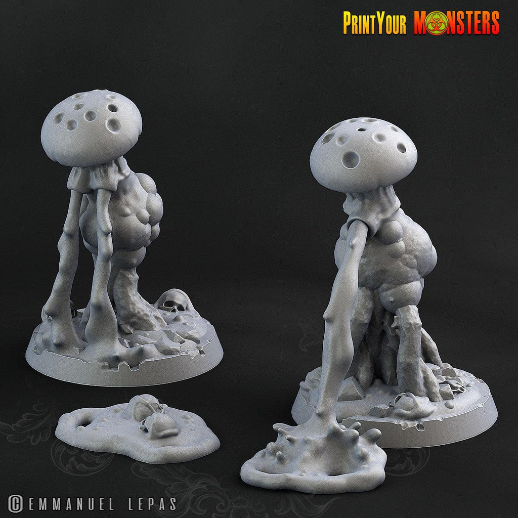 3D Printed Print Your Monster Toxic Mushrooms The Lost Mushrooms 28mm - 32mm D&D Wargaming