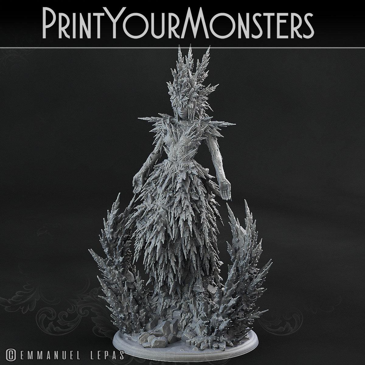3D Printed Print Your Monsters Azuragel The Wrath of Gloomrime Monsters Part II Set 28mm - 32mm D&D Wargaming