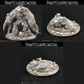 3D Printed Print Your Monsters Bones Golems - Total Golems 28mm - 32mm D&D Wargaming