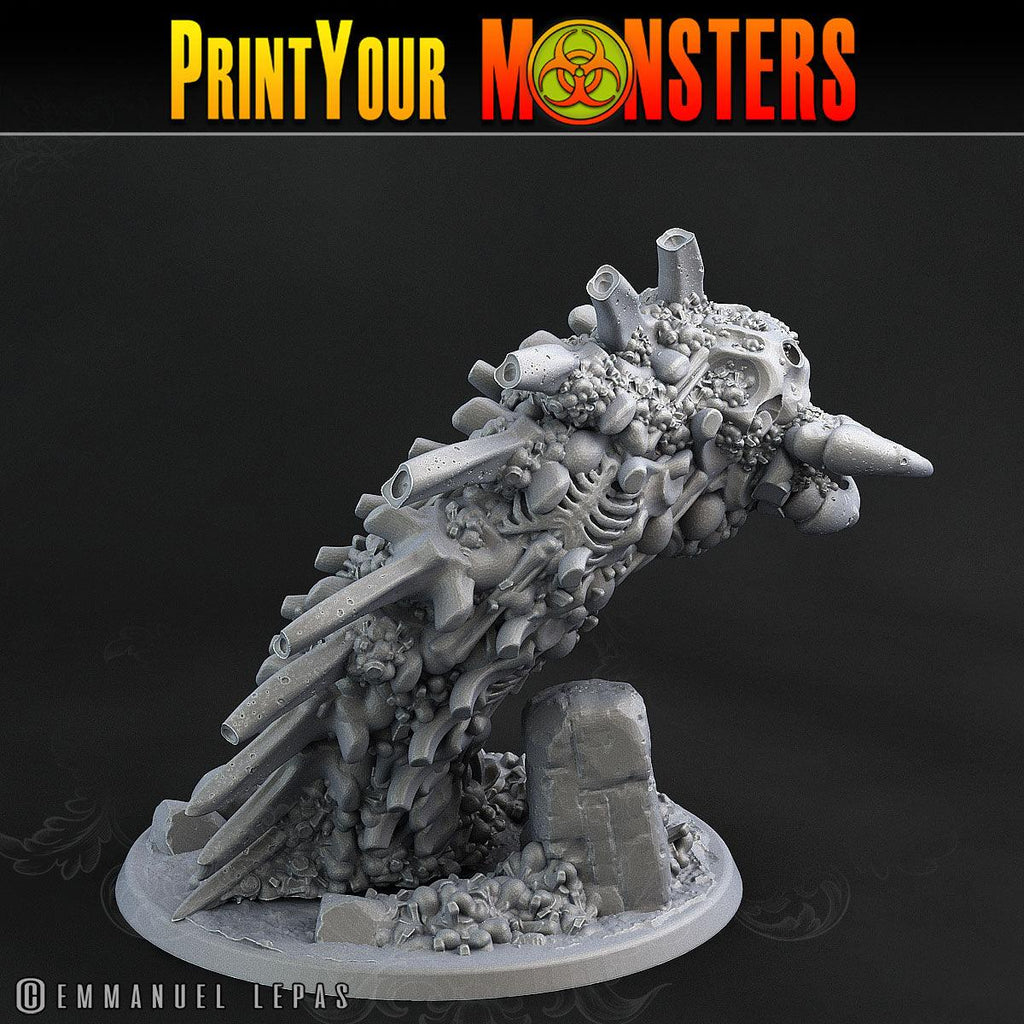 3D Printed Print Your Monsters Bones Worms Land of Bones Set 28mm - 32mm D&D Wargaming