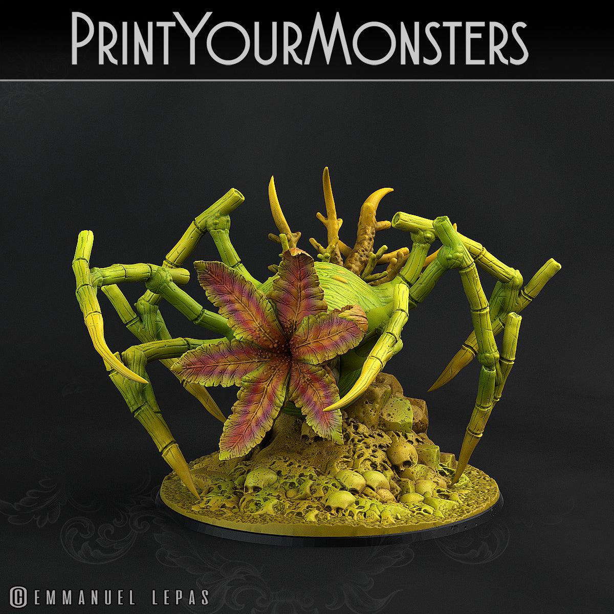 3D Printed Print Your Monsters  Carniflora Jungle Predators Set 28mm - 32mm D&D Wargaming
