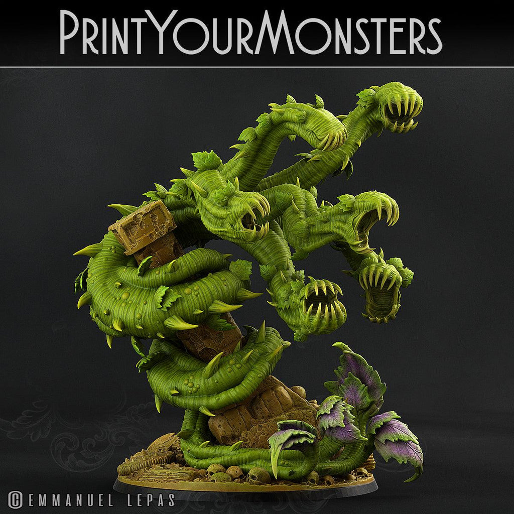 3D Printed Print Your Monsters  Carniflora Jungle Predators Set 28mm - 32mm D&D Wargaming