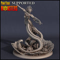 3D Printed Print Your Monsters Cecaelia Sanctum Priestess Dark Water Sanctum 28mm - 32mm D&D Wargaming