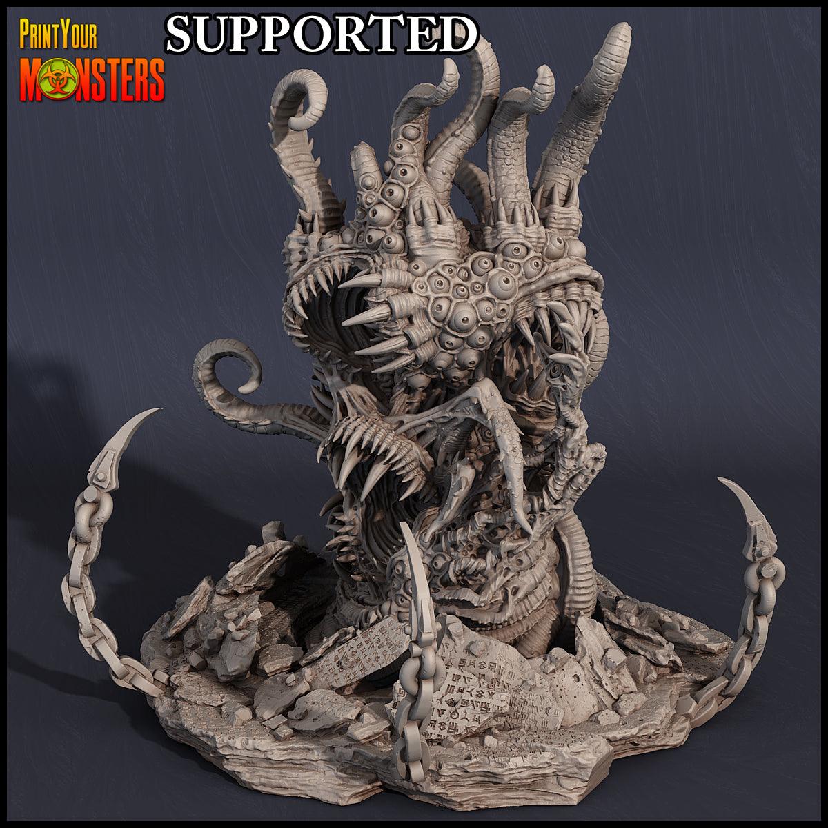 3D Printed Print Your Monsters Chaos Beast Creature Pack Full Set 28mm - 32mm D&D Wargaming