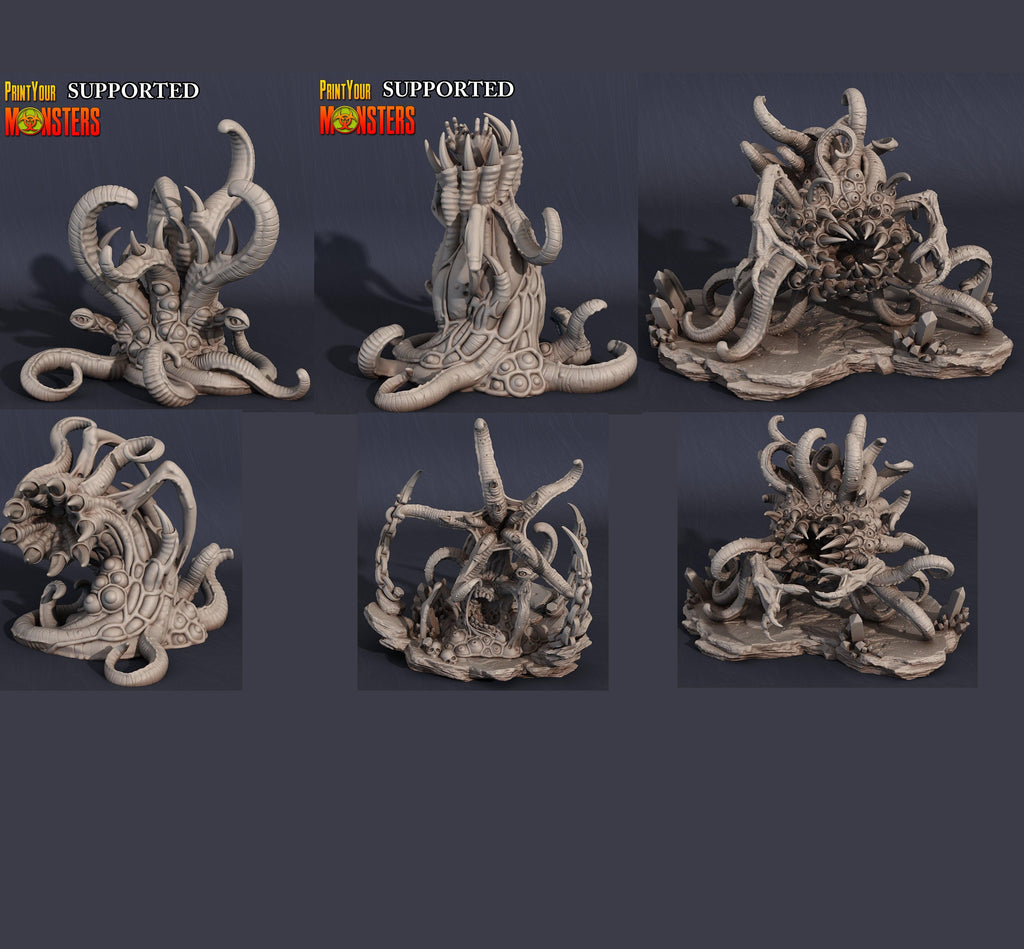 3D Printed Print Your Monsters Chaos Creature Set 28mm - 32mm D&D Wargaming