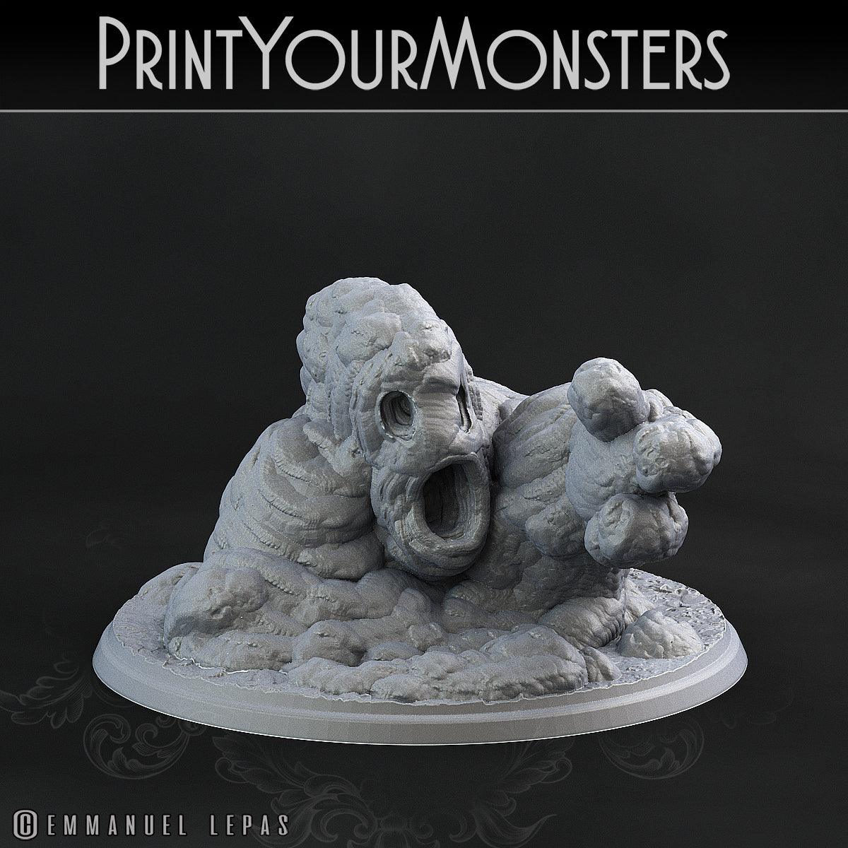 3D Printed Print Your Monsters Clay Golems - Total Golems 28mm - 32mm D&D Wargaming