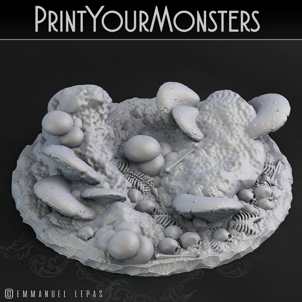 3D Printed Print Your Monsters Dancing Toadstool Spider 28mm - 32mm D&D Wargaming
