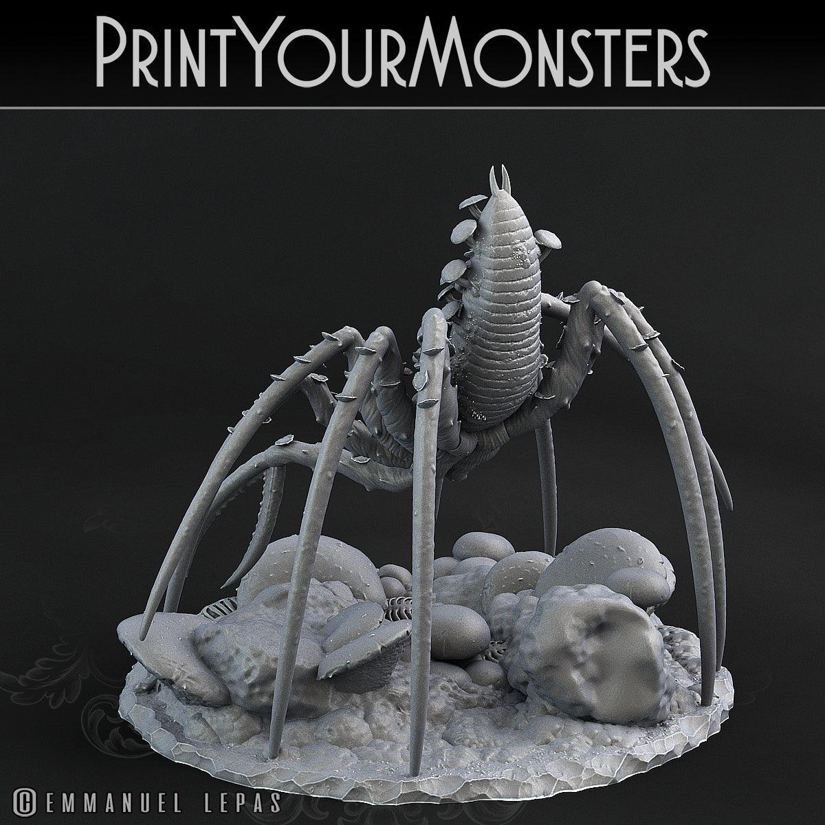3D Printed Print Your Monsters Dancing Toadstool Spider 28mm - 32mm D&D Wargaming