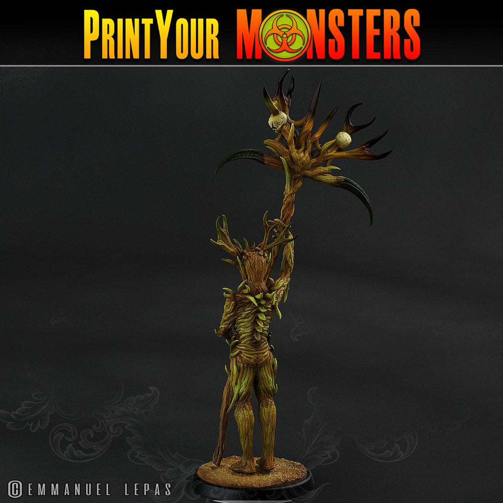 3D Printed Print Your Monsters Dark Tree Men The Shadowcreep Wood Set 28mm - 32mm D&D Wargaming