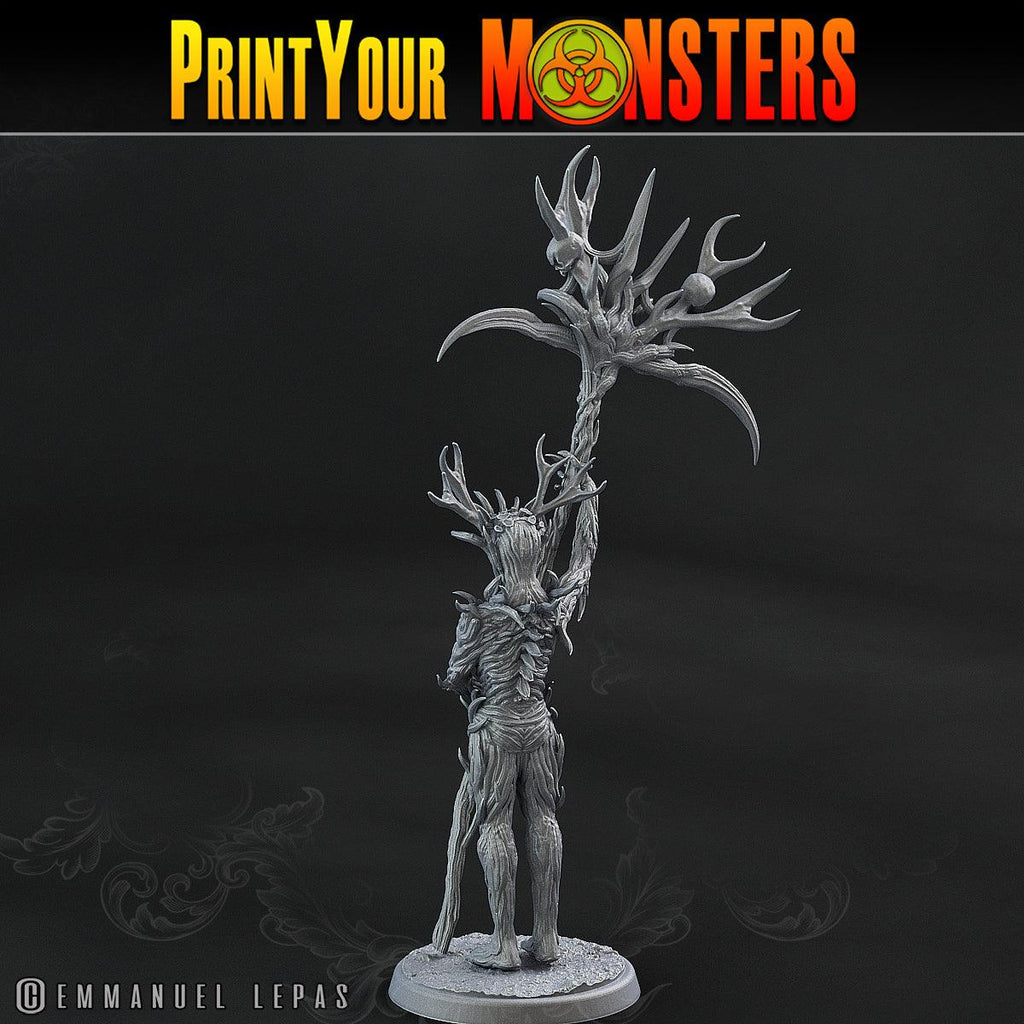 3D Printed Print Your Monsters Dark Tree Men The Shadowcreep Wood Set 28mm - 32mm D&D Wargaming