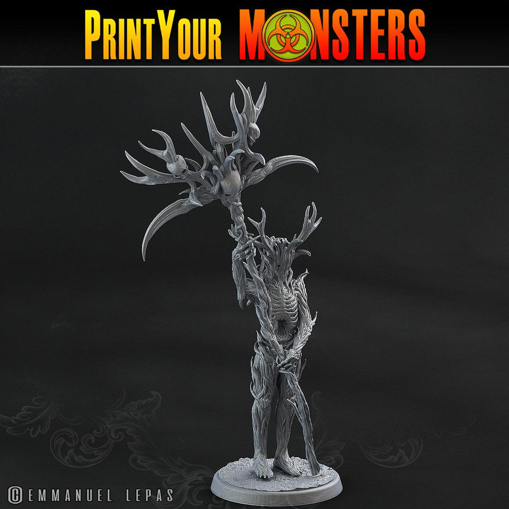 3D Printed Print Your Monsters Dark Tree Men The Shadowcreep Wood Set 28mm - 32mm D&D Wargaming